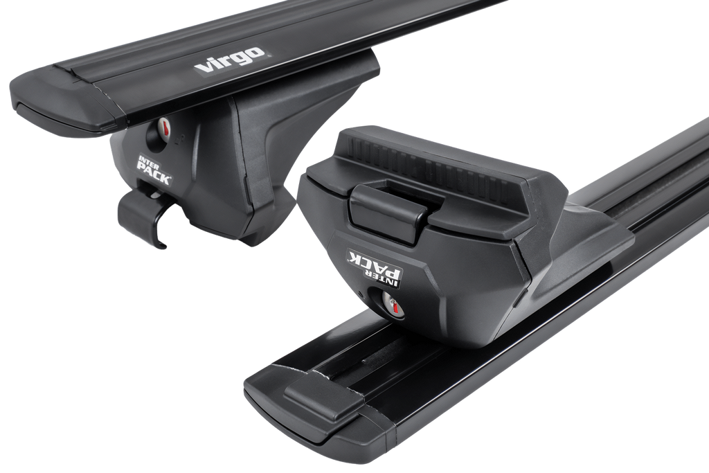 Portapacchi da tetto Inter Pack Virgo IR 120 (G2) con barre integrate (nero)