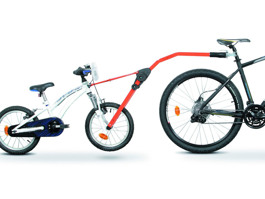 Trail Angel - barra di traino per bicicletta da bambino - rossa