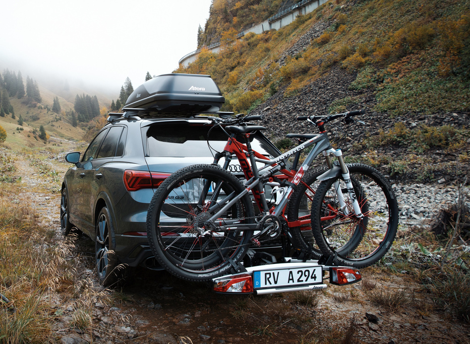 Atera Strada Trail 2 - portabici da gancio traino per 2 biciclette
