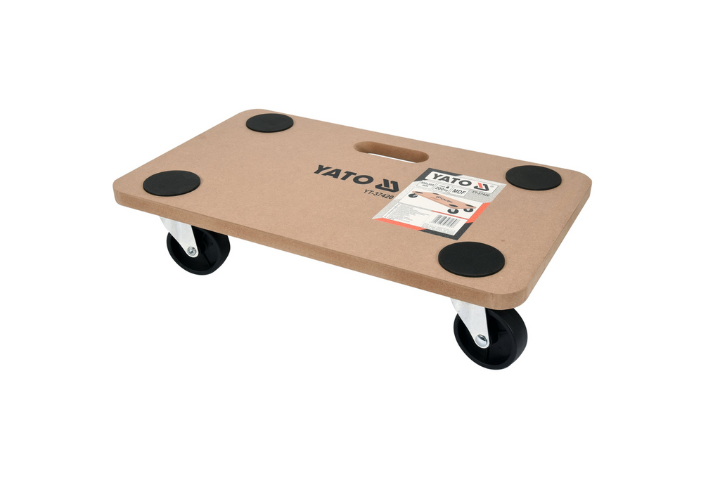 Carrello di trasporto YATO YT-37420 con piattaforma per officina, portata 200 kg.