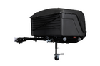 Box portabagagli da gancio traino Camper Alpha nero LED (lungo)