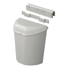 Pattumiera ProPlus 370402 con coperchio per roulotte e camper, 6 litri