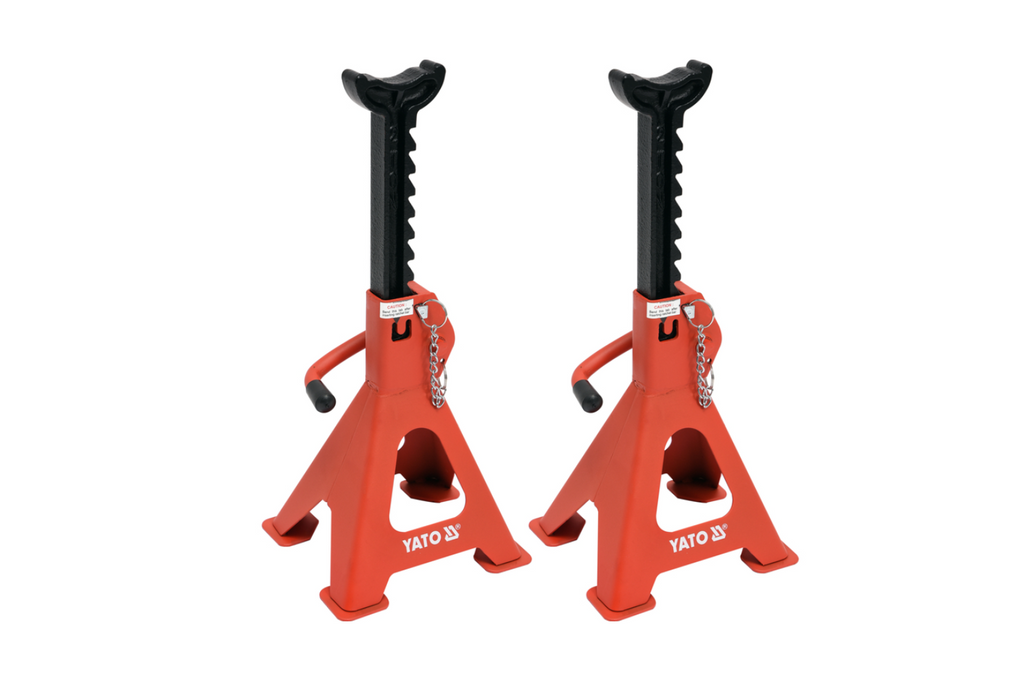 Set di due cavalletti per auto YATO YT-17310, 2 tonnellate.