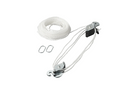 Verricello a cavo ProPlus 345007, puleggia da 20 m, portata 180 kg.