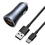 Set caricabatterie da auto BASEUS Golden Pro 2xUSB da 40W + cavo USB