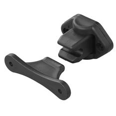 ProPlus 362622PMBK Chiusura per porta di roulotte, maniglia di fissaggio nera