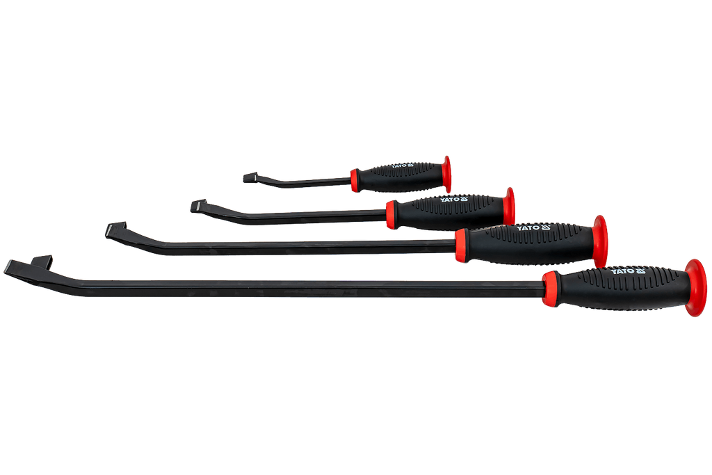 Leve di porco YATO YT-4730 con manico, set da 4 pezzi.