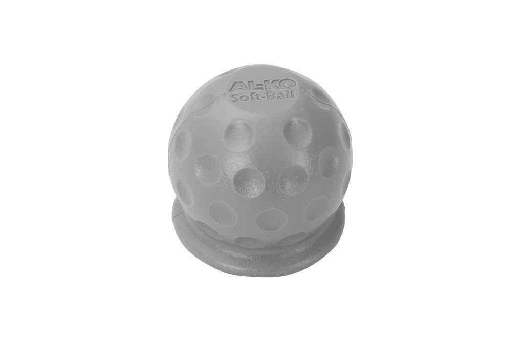 Copertura in gomma AL-KO per sfera di traino, colore argento.