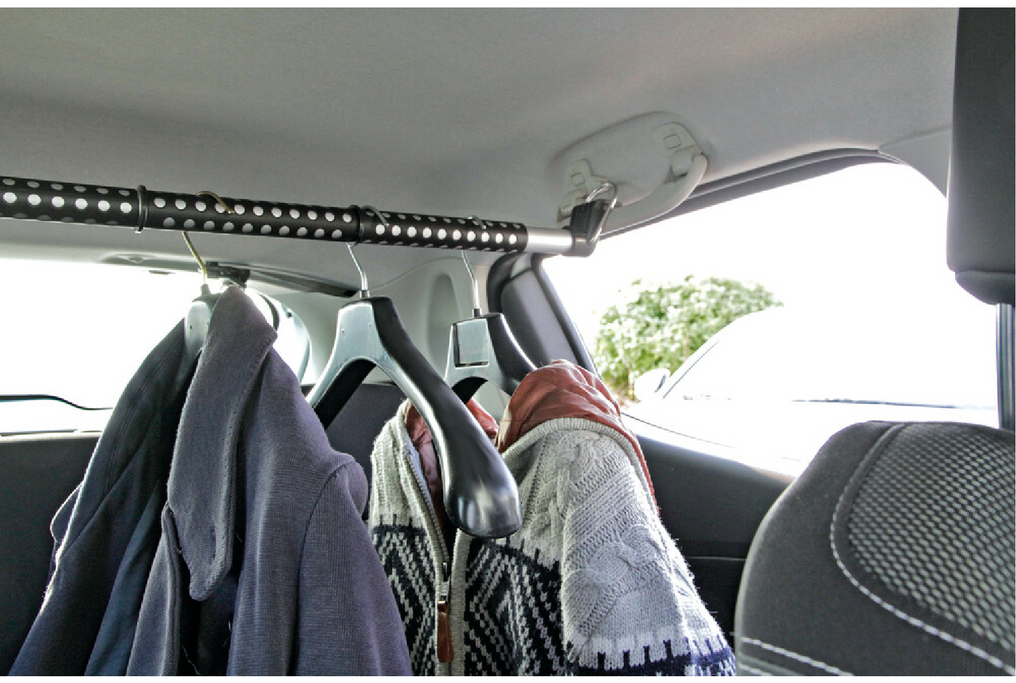 Appendiabiti da auto con lampada estensibile da 90 a 160 cm